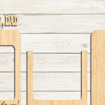 Intra απο ξύλο plywood Χρώμα wenge 3mm-4mm πάχος - περικοπής για την Ημέρα του Πατέρα Δίασταση 20x25 cm INTRAFABR-113942238 - Image 3