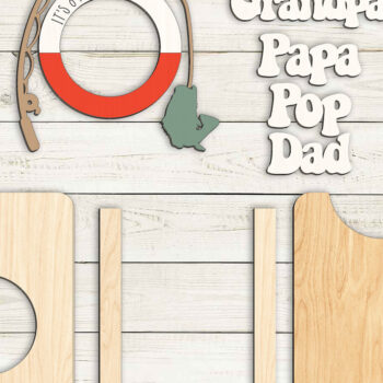 Intra απο ξύλο plywood  Χρώμα wenge 3mm-4mm πάχος - Κορνίζα φωτογραφιών με μαγνήτη ψυγείου για τη γιορτή του πατέρα Δίασταση 20x25 cm INTRAFABR-108532031 - Image 3