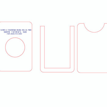 Intra απο ξύλο plywood  Χρώμα wenge 3mm-4mm πάχος - Κορνίζα φωτογραφιών με μαγνήτη ψυγείου για τη γιορτή του πατέρα Δίασταση 20x25 cm INTRAFABR-120635399 - Image 4