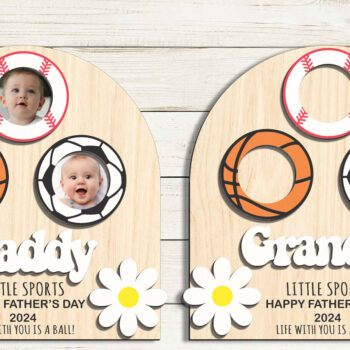 Intra απο ξύλο plywood  Χρώμα wenge 3mm-4mm πάχος - Κορνίζα φωτογραφιών με μαγνήτη ψυγείου για τη γιορτή του πατέρα Δίασταση 20x25 cm INTRAFABR-93917500 - Image 3