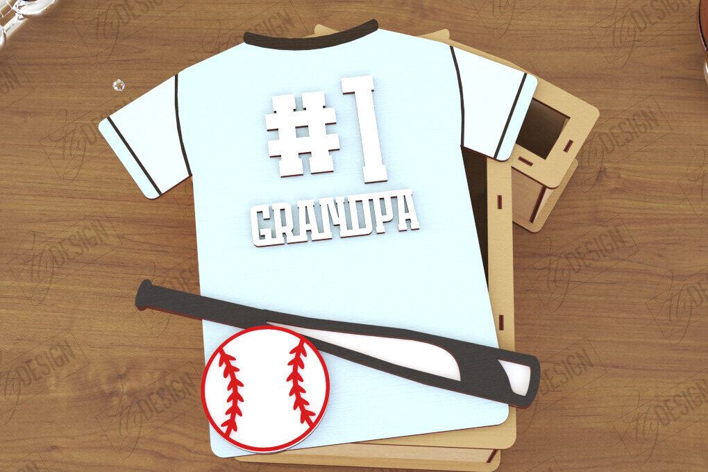 Intra απο ξύλο plywood  Χρώμα wenge 3mm-4mm πάχος - Κουτί δώρου για την ημέρα του πατέρα| Παππούς |Μπέιζμπολ Δίασταση 15x15 cm INTRAFABR-118961855