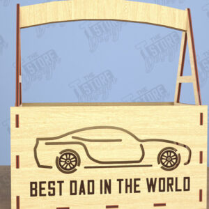 Intra απο ξύλο plywood  Χρώμα wenge 3mm-4mm πάχος - Κουτί δώρου για τη γιορτή του πατέρα | Κουτί αποθήκευσης |CNC Δίασταση 15x15 cm INTRAFABR-115737159