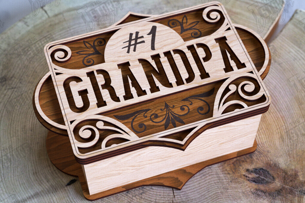 Intra απο ξύλο plywood  Χρώμα wenge 3mm-4mm πάχος - Κουτί δώρου για τη γιορτή του πατέρα | Ξύλινο κουτί δώρου Δίασταση 15x15 cm INTRAFABR-99144650