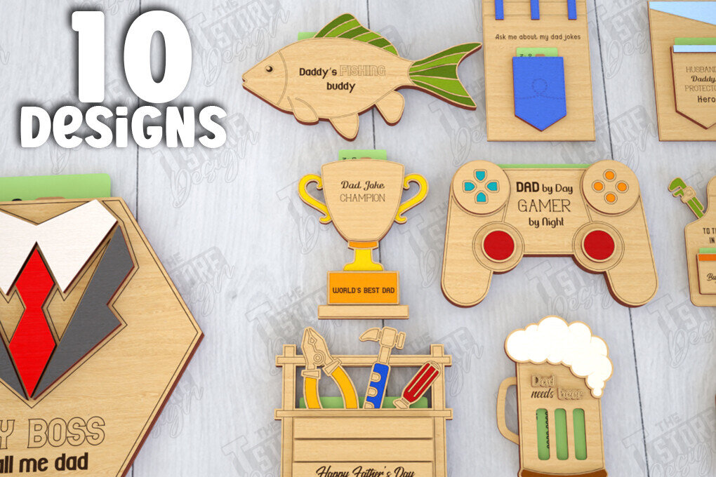 Intra απο ξύλο plywood  Χρώμα wenge 3mm-4mm πάχος - Πακέτο θήκης δωροκάρτας για την Ημέρα του Πατέρα|CNC Δίασταση 10x15 cm INTRAFABR-75645704