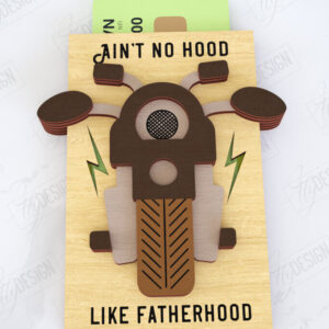 Intra απο ξύλο plywood  Χρώμα wenge 3mm-4mm πάχος - Δωροθήκη για την Ημέρα του Πατέρα | Gift Idea Δίασταση 10x15 cm INTRAFABR-122250238