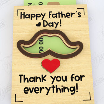 Intra απο ξύλο plywood  Χρώμα wenge 3mm-4mm πάχος - Δωροθήκη για την Ημέρα του Πατέρα | Gift Idea Δίασταση 10x15 cm INTRAFABR-122357103 - Image 1