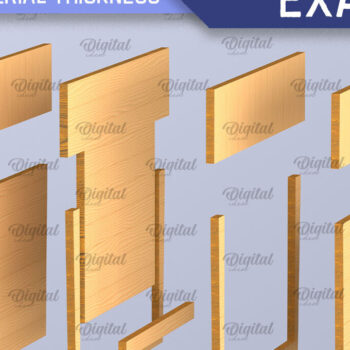 Intra απο ξύλο plywood  Χρώμα wenge 3mm-4mm πάχος - Θήκη δώρου κάρτας για την ημέρα του πατέρα Δίασταση 30x20 cm INTRAFABR-19010988 - Image 3