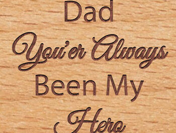 Intra απο ξύλο plywood  Χρώμα wenge 3mm-4mm πάχος - Πινακίδα δώρου για την Ημέρα του Πατέρα Δίασταση 30x20 cm INTRAFABR-19011155 - Image 3