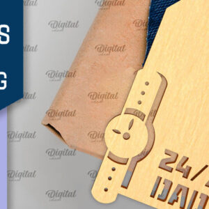 Intra απο ξύλο plywood 3mm-4mm πάχος - Ετικέτα δώρου για την Ημέρα του Πατέρα   Δίασταση 30x20 cm INTRAFABR-96728328