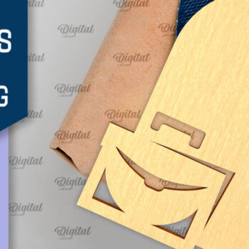 Intra απο ξύλο plywood 3mm-4mm πάχος - Ετικέτα δώρου για την Ημέρα του Πατέρα   Δίασταση 30x20 cm INTRAFABR-96727894 - Image 1