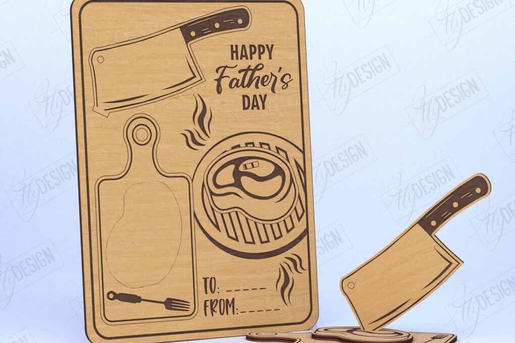 Intra απο ξύλο plywood  Χρώμα wenge 3mm-4mm πάχος - Ευχετήρια κάρτα για την Ημέρα του Πατέρα | Ιδέα δώρου Δίασταση 10x15 cm INTRAFABR-8378419