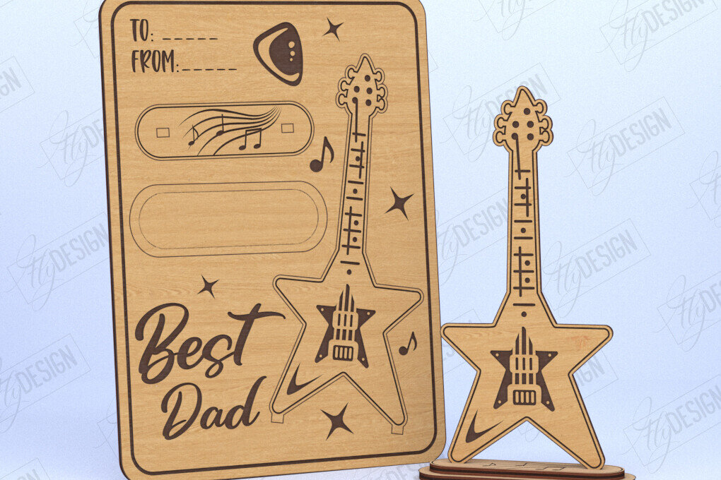 Intra απο ξύλο plywood  Χρώμα wenge 3mm-4mm πάχος - Ευχετήρια κάρτα για την Ημέρα του Πατέρα | Ιδέα δώρου Δίασταση 10x15 cm INTRAFABR-8378503