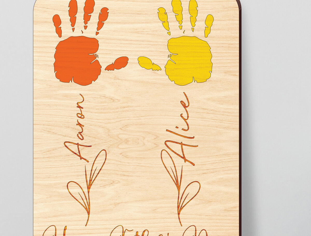 Intra απο ξύλο plywood  Χρώμα wenge 3mm-4mm πάχος - Πινακίδα χειρός για την Ημέρα του Πατέρα Δίασταση 30x20 cm INTRAFABR-8379162