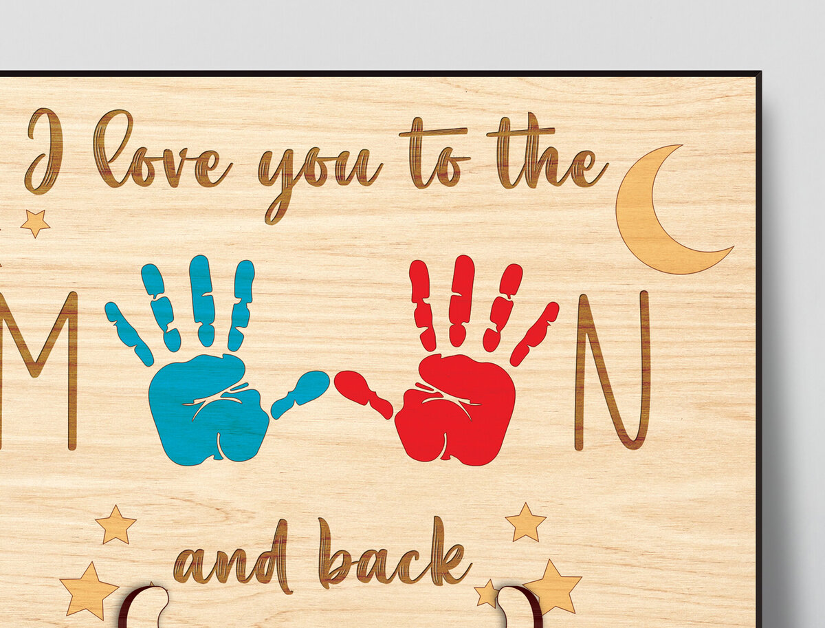 Intra απο ξύλο plywood  Χρώμα wenge 3mm-4mm πάχος - Πινακίδα χειρός για την Ημέρα του Πατέρα Δίασταση 30x20 cm INTRAFABR-5003729