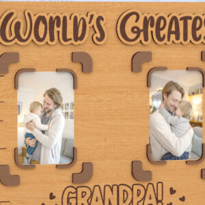 Intra απο ξύλο plywood  Χρώμα wenge 3mm-4mm πάχος - Κρεμαστές κορνίζες για τη γιορτή του πατέρα | Ιδέα δώρου Δίασταση 20x25 cm INTRAFABR-99408983