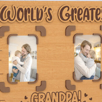 Intra απο ξύλο plywood  Χρώμα wenge 3mm-4mm πάχος - Κρεμαστές κορνίζες για τη γιορτή του πατέρα | Ιδέα δώρου Δίασταση 20x25 cm INTRAFABR-99408983 - Image 1