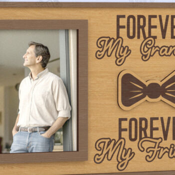 Intra απο ξύλο plywood  Χρώμα wenge 3mm-4mm πάχος - Κρεμαστές κορνίζες για τη γιορτή του πατέρα | Ιδέα δώρου Δίασταση 20x25 cm INTRAFABR-99409023 - Image 1