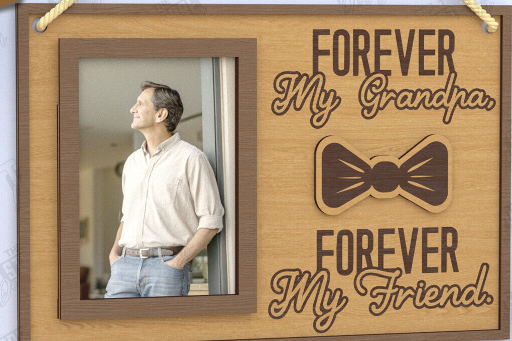 Intra απο ξύλο plywood  Χρώμα wenge 3mm-4mm πάχος - Κρεμαστές κορνίζες για τη γιορτή του πατέρα | Ιδέα δώρου Δίασταση 20x25 cm INTRAFABR-99409023