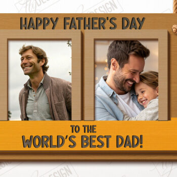 Intra απο ξύλο plywood  Χρώμα wenge 3mm-4mm πάχος - Κρεμαστές κορνίζες για τη γιορτή του πατέρα | Ιδέα δώρου Δίασταση 20x25 cm INTRAFABR-99409108 - Image 1