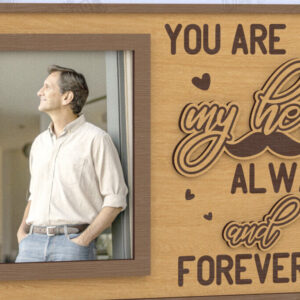 Intra απο ξύλο plywood  Χρώμα wenge 3mm-4mm πάχος - Κρεμαστές κορνίζες για τη γιορτή του πατέρα | Ιδέα δώρου Δίασταση 20x25 cm INTRAFABR-57322468