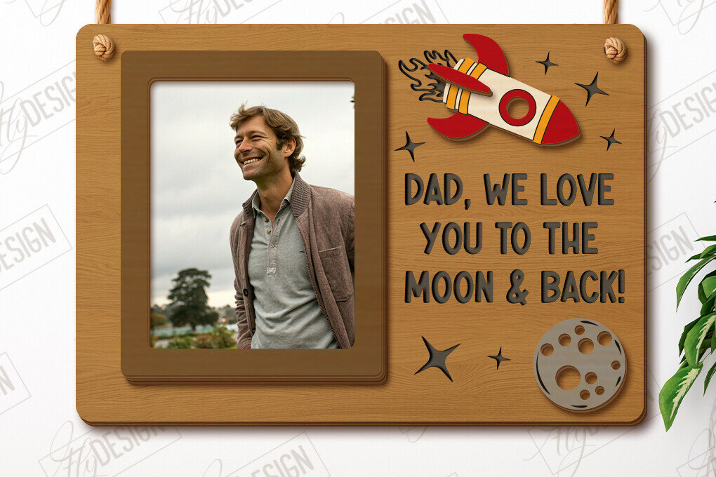 Intra απο ξύλο plywood  Χρώμα wenge 3mm-4mm πάχος - Κρεμαστές κορνίζες για τη γιορτή του πατέρα | Ιδέα δώρου Δίασταση 20x25 cm INTRAFABR-97901011