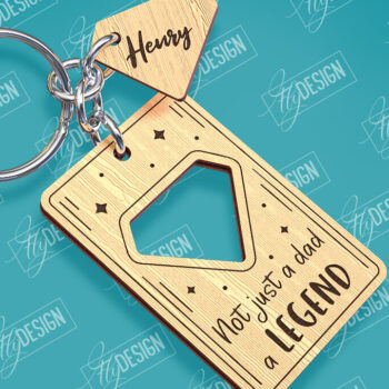 Intra απο ξύλο plywood Χρώμα wenge 3mm-4mm πάχος - Πακέτο κοπής λέιζερ μπρελόκ για την ημέρα του πατέρα Δίασταση 4x4 cm INTRAFABR-105458261 - Image 5