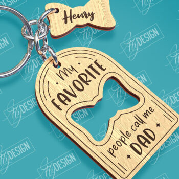 Intra απο ξύλο plywood Χρώμα wenge 3mm-4mm πάχος - Πακέτο κοπής λέιζερ μπρελόκ για την ημέρα του πατέρα Δίασταση 4x4 cm INTRAFABR-105458261 - Image 6