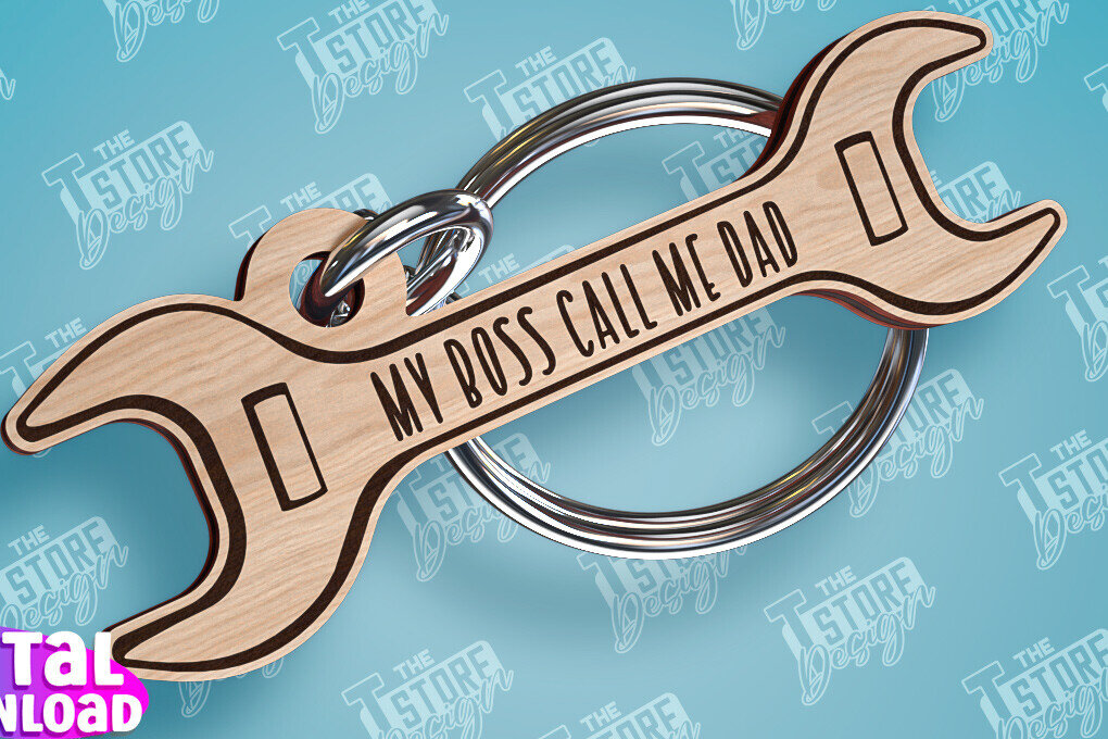 Intra απο ξύλο plywood  Χρώμα wenge 3mm-4mm πάχος - με λέιζερ μπρελόκ για την ημέρα του πατέρα Δίασταση 4x4 cm INTRAFABR-119239954