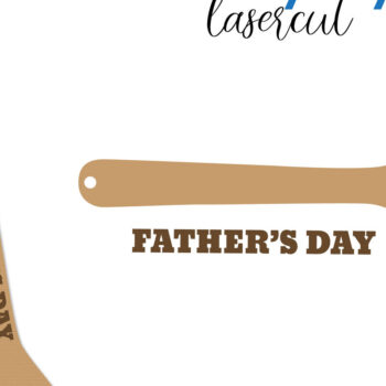 Intra απο ξύλο plywood  Χρώμα wenge 3mm-4mm πάχος - Μπρελόκ με λέιζερ για την ημέρα του πατέρα Δίασταση 4x4 cm INTRAFABR-121409304 - Image 1