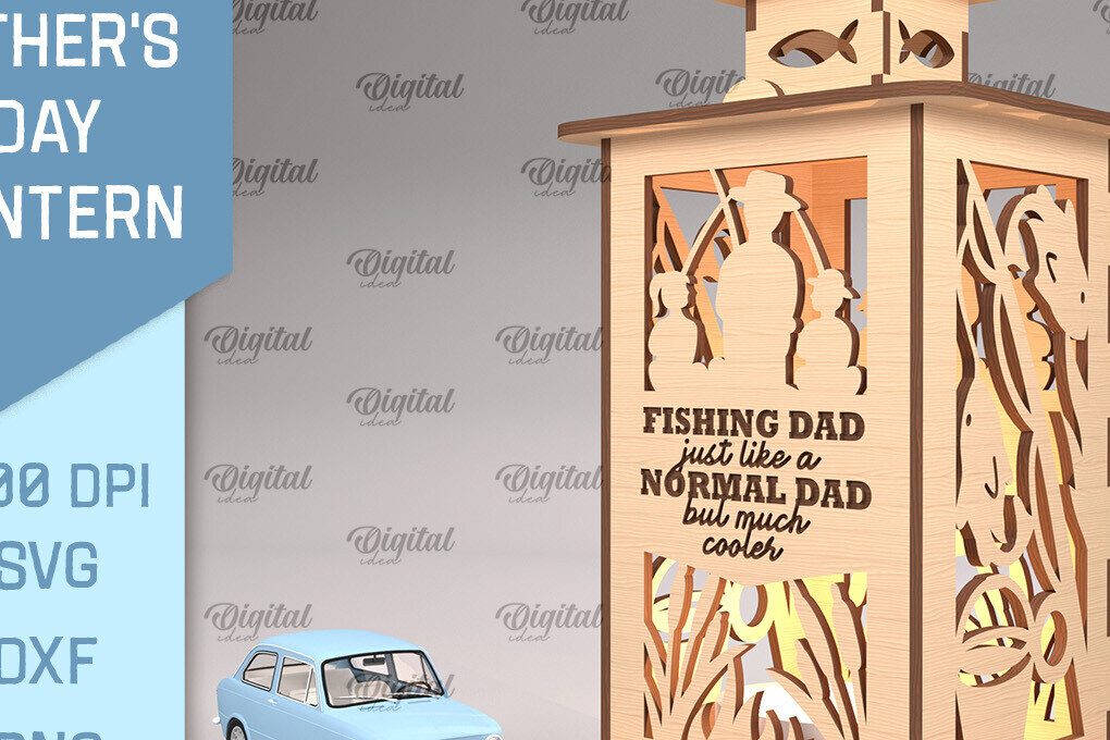 Intra απο ξύλο plywood  Χρώμα wenge 3mm-4mm πάχος - Φανάρι για την Ημέρα του Πατέρα Δίασταση 30x20 cm INTRAFABR-80866795