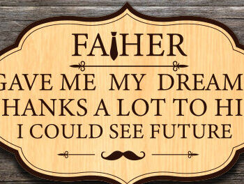 Intra απο ξύλο plywood Χρώμα wenge 3mm-4mm πάχος - Πακέτο κοπής Laser Day Fathers Day Δίασταση 20x20 cm INTRAFABR-81413969 - Image 7