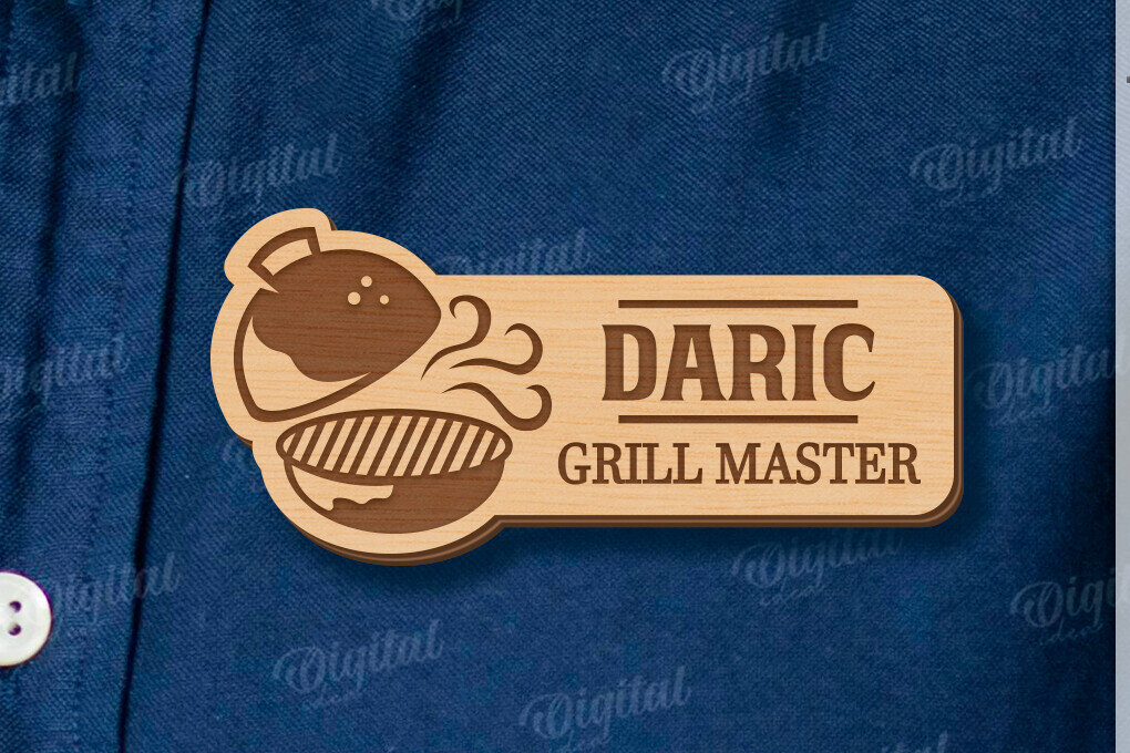 Intra απο ξύλο plywood Χρώμα wenge 3mm-4mm πάχος - Ετικέτα για την Ημέρα του Πατέρα Δίασταση 30x20 cm INTRAFABR-26348137