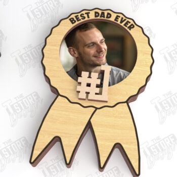 Intra απο ξύλο plywood Χρώμα wenge 3mm-4mm πάχος - Μαγνήτης Φωτογραφίας για την Ημέρα του Πατέρα | Ιδέα δώρου Δίασταση 20x20 cm INTRAFABR-103285216 - Image 1