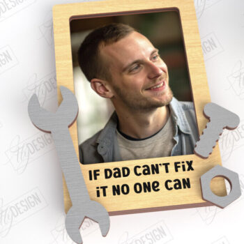 Intra απο ξύλο plywood Χρώμα wenge 3mm-4mm πάχος - Μαγνήτης Φωτογραφίας για την Ημέρα του Πατέρα | Ιδέα δώρου Δίασταση 20x20 cm INTRAFABR-122453117 - Image 1