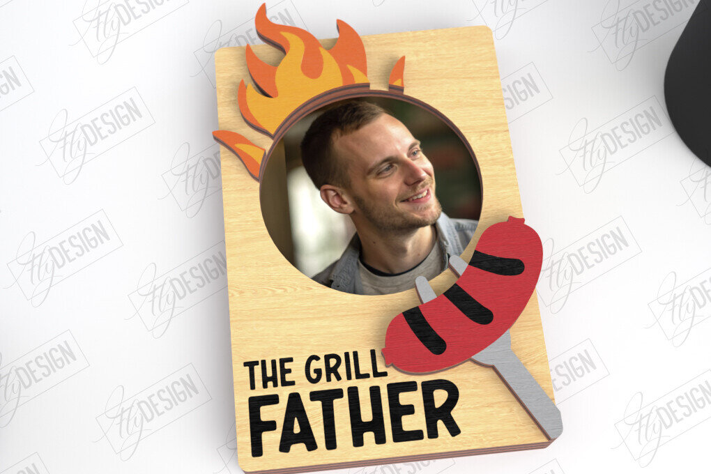 Intra απο ξύλο plywood Χρώμα wenge 3mm-4mm πάχος - Μαγνήτης Φωτογραφίας για την Ημέρα του Πατέρα | Ιδέα δώρου Δίασταση 20x20 cm INTRAFABR-103386948