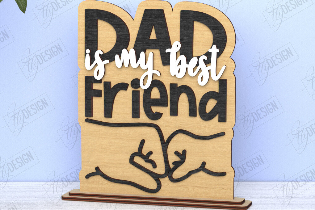 Intra απο ξύλο plywood  Χρώμα wenge 3mm-4mm πάχος - Πλακέτες για τη γιορτή του πατέρα | Δώρο για τον παππού Δίασταση 30x20 cm INTRAFABR-122253951