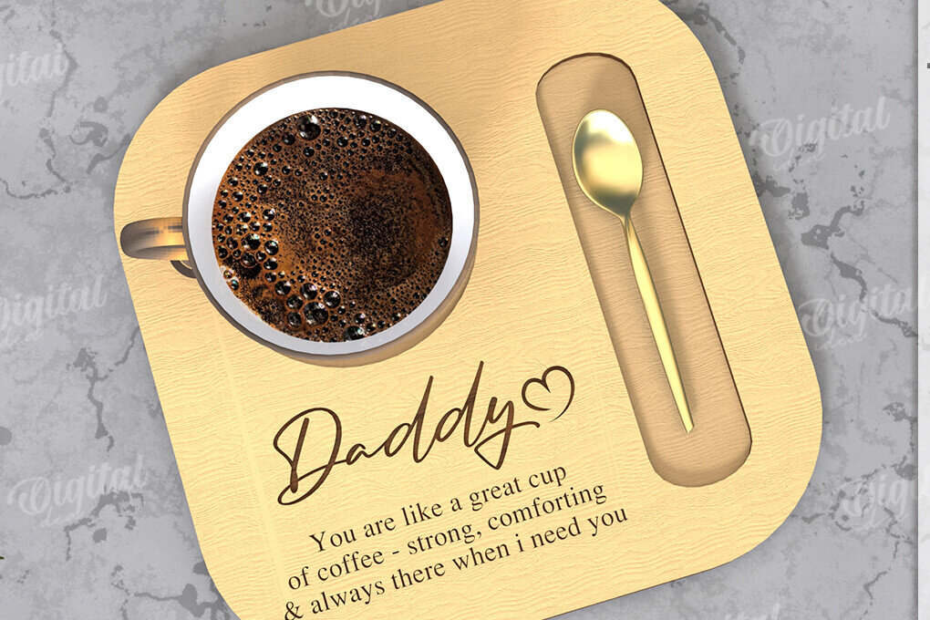 Intra απο ξύλο plywood  Χρώμα wenge 3mm-4mm πάχος - Δίσκος σερβιρίσματος για την Ημέρα του Πατέρα Δίασταση 30x20 cm INTRAFABR-94407373