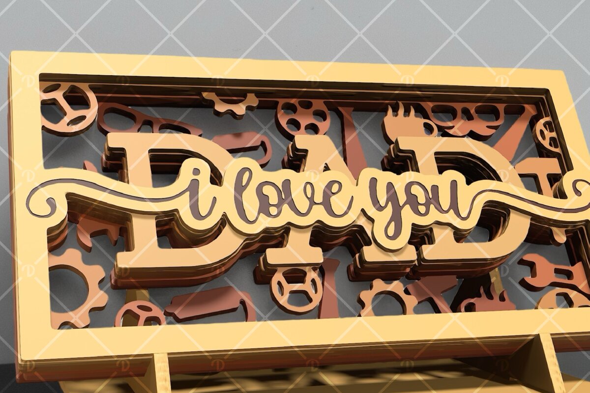 Intra απο ξύλο plywood  Χρώμα wenge 3mm-4mm πάχος - Σετ 6 τεμαχίων για τη γιορτή του πατέρα - Ξύλινη Δίασταση 20x20 cm INTRAFABR-94850525