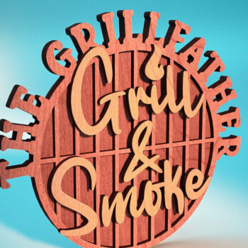 Intra απο ξύλο plywood Χρώμα wenge 3mm-4mm πάχος - Πινακίδα για την Ημέρα του Πατέρα | Εσχάρα Δίασταση 30x20 cm INTRAFABR-122127754 - Image 1