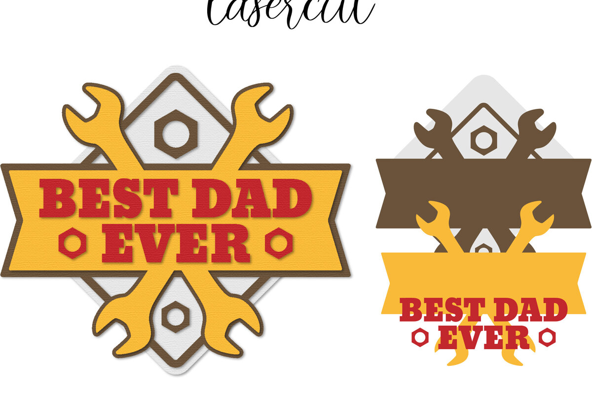 Intra απο ξύλο plywood  Χρώμα wenge 3mm-4mm πάχος - Σημάδι λέιζερ για την ημέρα του πατέρα Δίασταση 30x20 cm INTRAFABR-122936114