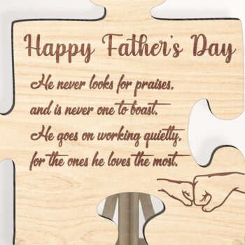 Intra απο ξύλο plywood Χρώμα wenge 3mm-4mm πάχος - Πινακίδα για τη γιορτή του πατέρα Decor-Break Jhon Δίασταση 30x20 cm INTRAFABR-124910670 - Image 1