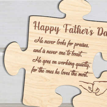 Intra απο ξύλο plywood Χρώμα wenge 3mm-4mm πάχος - Πινακίδα για τη γιορτή του πατέρα Decor-Break Jhon Δίασταση 30x20 cm INTRAFABR-124910670 - Image 2