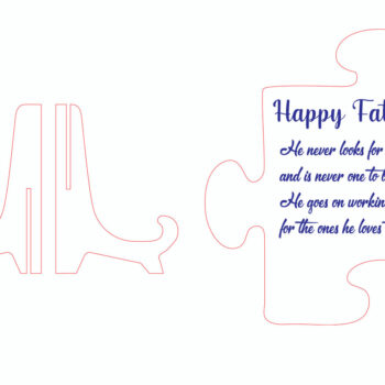 Intra απο ξύλο plywood Χρώμα wenge 3mm-4mm πάχος - Πινακίδα για τη γιορτή του πατέρα Decor-Break Jhon Δίασταση 30x20 cm INTRAFABR-124910670 - Image 4