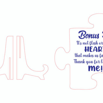 Intra απο ξύλο plywood Χρώμα wenge 3mm-4mm πάχος - Πινακίδα για τη γιορτή του πατέρα Decor-Break Jhon Δίασταση 30x20 cm INTRAFABR-121919885 - Image 4