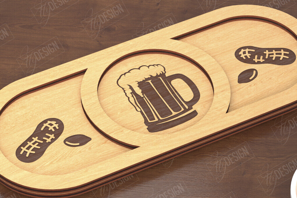 Intra απο ξύλο plywood  Χρώμα wenge 3mm-4mm πάχος - Σνακ Πίνακας για την Ημέρα του Πατέρα | Δίσκος σνακ Δίασταση 40x50 cm INTRAFABR-23149950