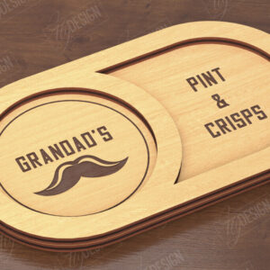 Intra απο ξύλο plywood  Χρώμα wenge 3mm-4mm πάχος - Σνακ Πίνακας για την Ημέρα του Πατέρα | Δίσκος σνακ Δίασταση 40x50 cm INTRAFABR-23171286