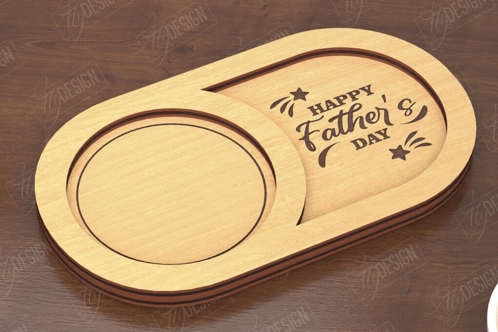 Intra απο ξύλο plywood  Χρώμα wenge 3mm-4mm πάχος - Σνακ Πίνακας για την Ημέρα του Πατέρα | Δίσκος σνακ Δίασταση 40x50 cm INTRAFABR-23172869