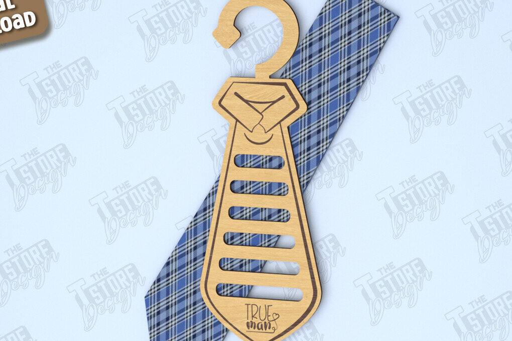 Intra απο ξύλο plywood  Χρώμα wenge 3mm-4mm πάχος - Γραβάτα για την Ημέρα του Πατέρα | Κρεμάστρα γραβάτας Δίασταση 20x20 cm INTRAFABR-25209544