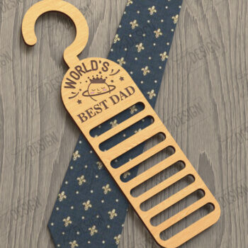 Intra απο ξύλο plywood Χρώμα wenge 3mm-4mm πάχος - Γραβάτα για την Ημέρα του Πατέρα | Κρεμάστρα γραβάτας Δίασταση 20x20 cm INTRAFABR-123565868 - Image 1