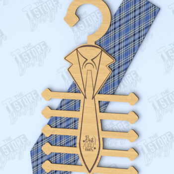 Intra απο ξύλο plywood  Χρώμα wenge 3mm-4mm πάχος - Γραβάτα για την Ημέρα του Πατέρα | Κρεμάστρα γραβάτας|CNC Δίασταση 20x20 cm INTRAFABR-16947209 - Image 1